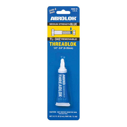 THREAD LOK REMOVEABLE MEDIUM ABRO 6MLS