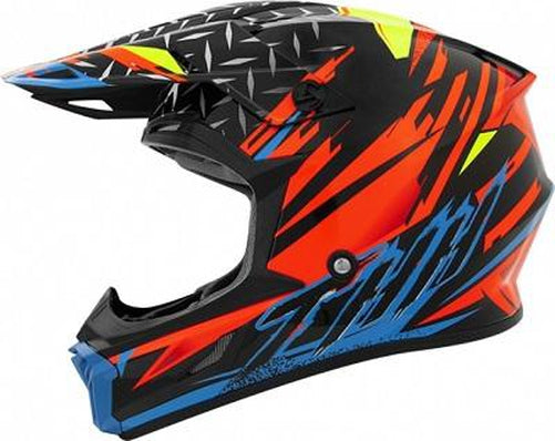 THH T710X Assault Helmet - Orange/Blue (Youth)