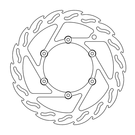 BRAKE DISC FRONT MOTO MASTER FLAME 260MM GAS GAS