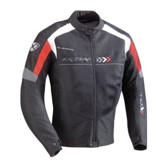 Ixon Alloy Jacket Black/Red XS