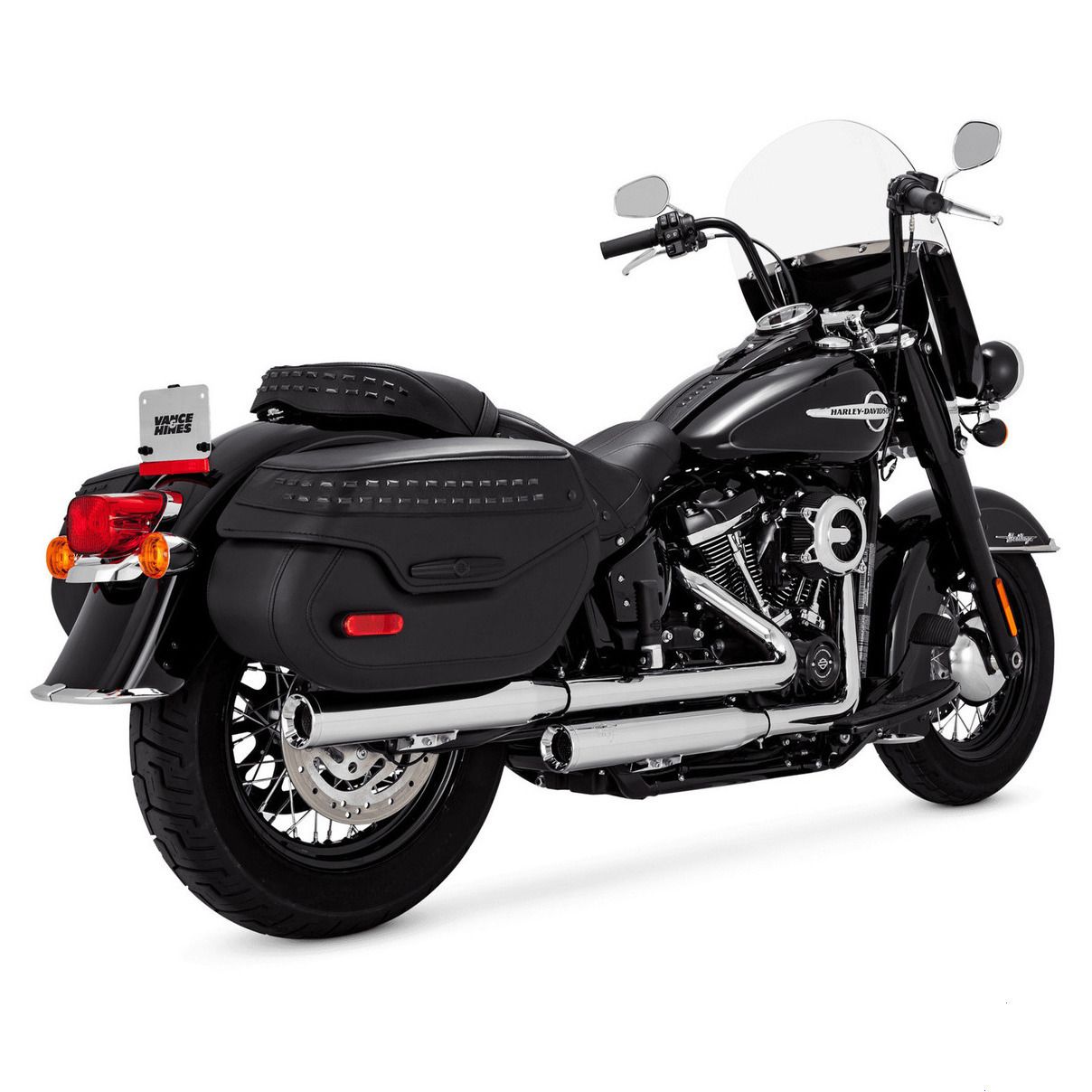 Vance & Hines Chrome 3 in. Eliminator 300 Slip-On Mufflers 16716