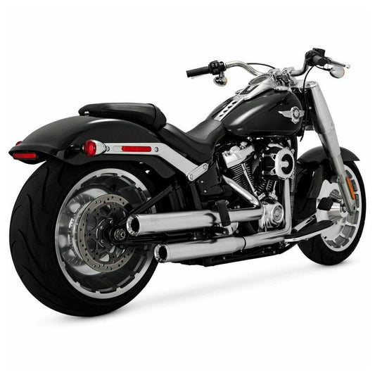 Vance & Hines Satin Chrome Eliminator 300 Slip-On Mufflers 16722