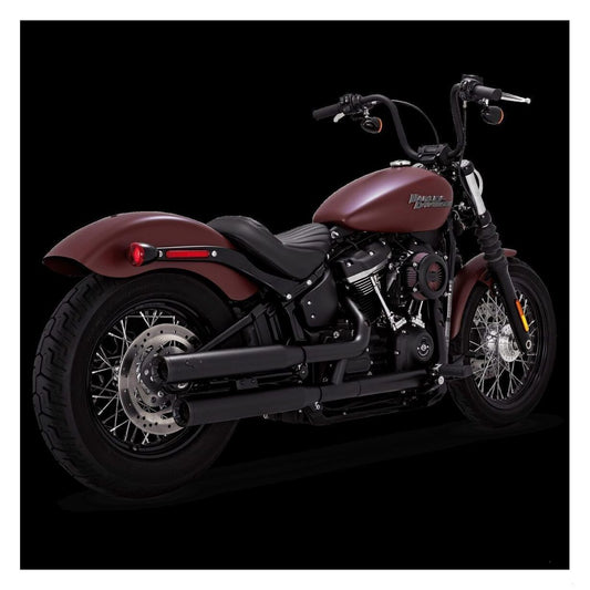Vance & Hines PCX Eliminator Slip-On Mufflers Black M8 Softail