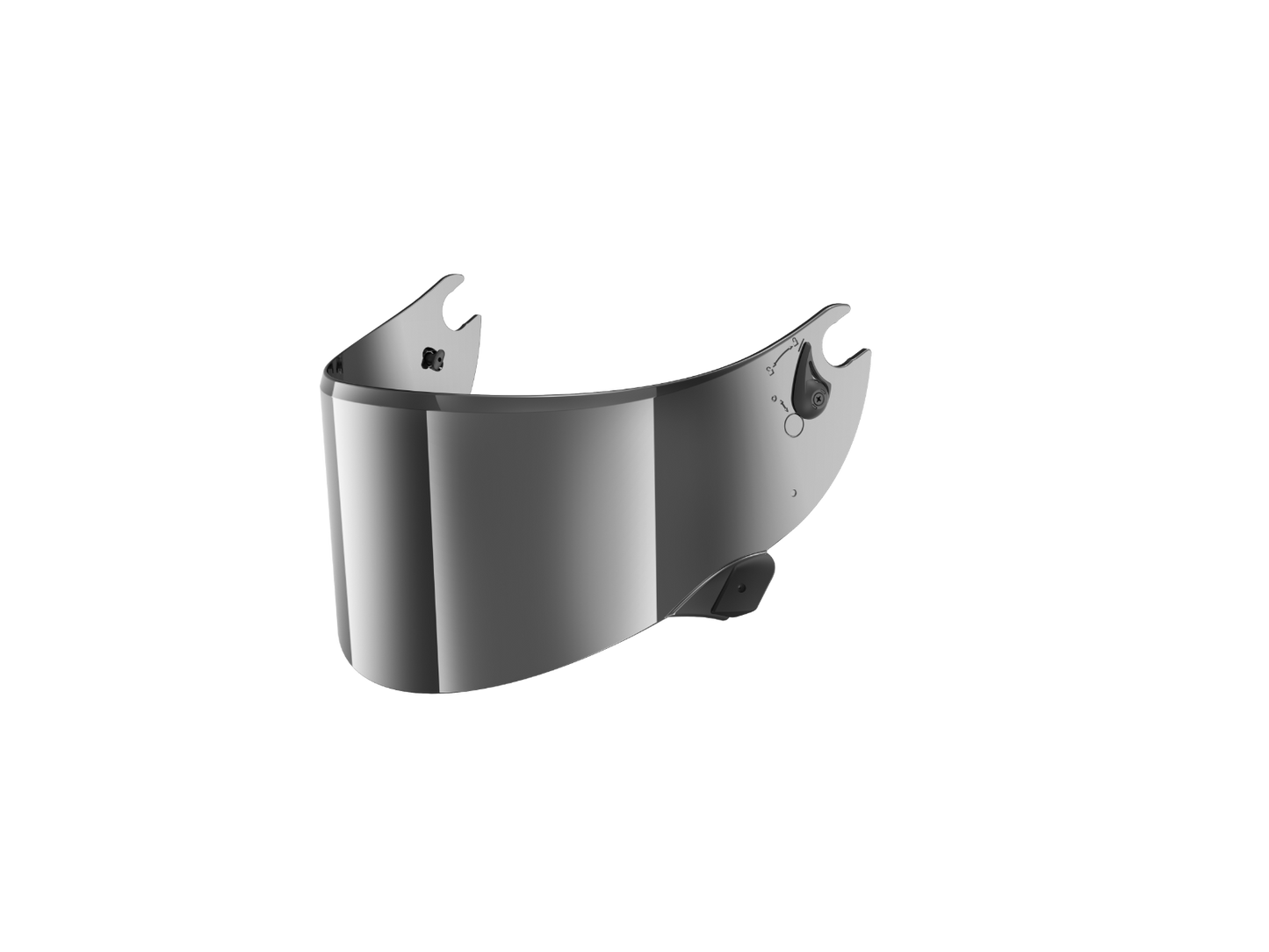 RACE R PRO GP VISOR MIRROR AS AF CHROME