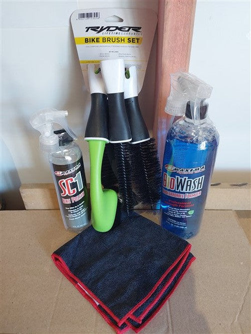 Maxima Pro Bike Cleaning Kit With Brush Set