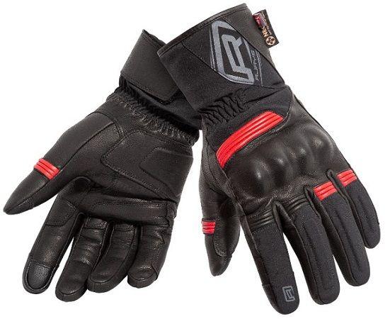 Rjays Tourer Men's Textile/Leather Gloves - Black/Red
