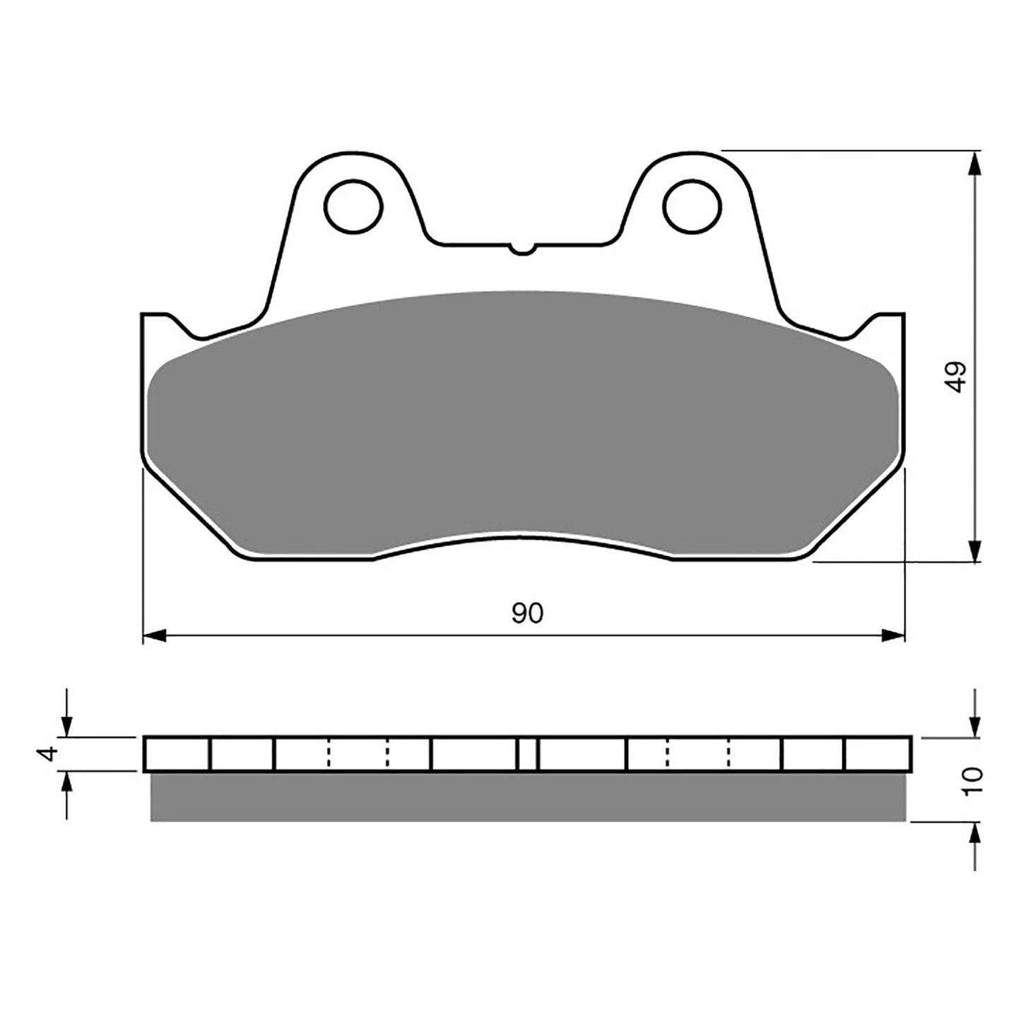 BRAKE PADS GOLDFREN SINTERED SPORTS GF050 - S3 ( PH17 / PH19