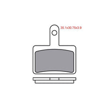 #813/DS GOLDFREN SINTERED SHIMANO DEORE TEKTRO AURIGA