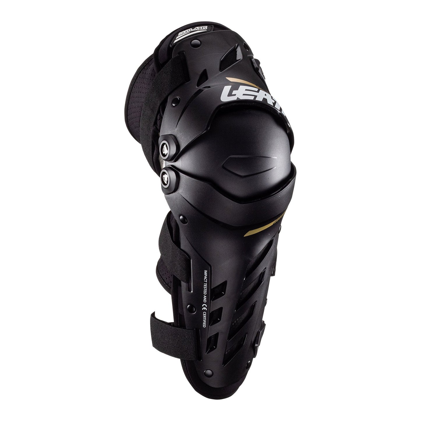 LEATT 2022 DUAL AXIS KNEE & SHIN GUARD - BLACK