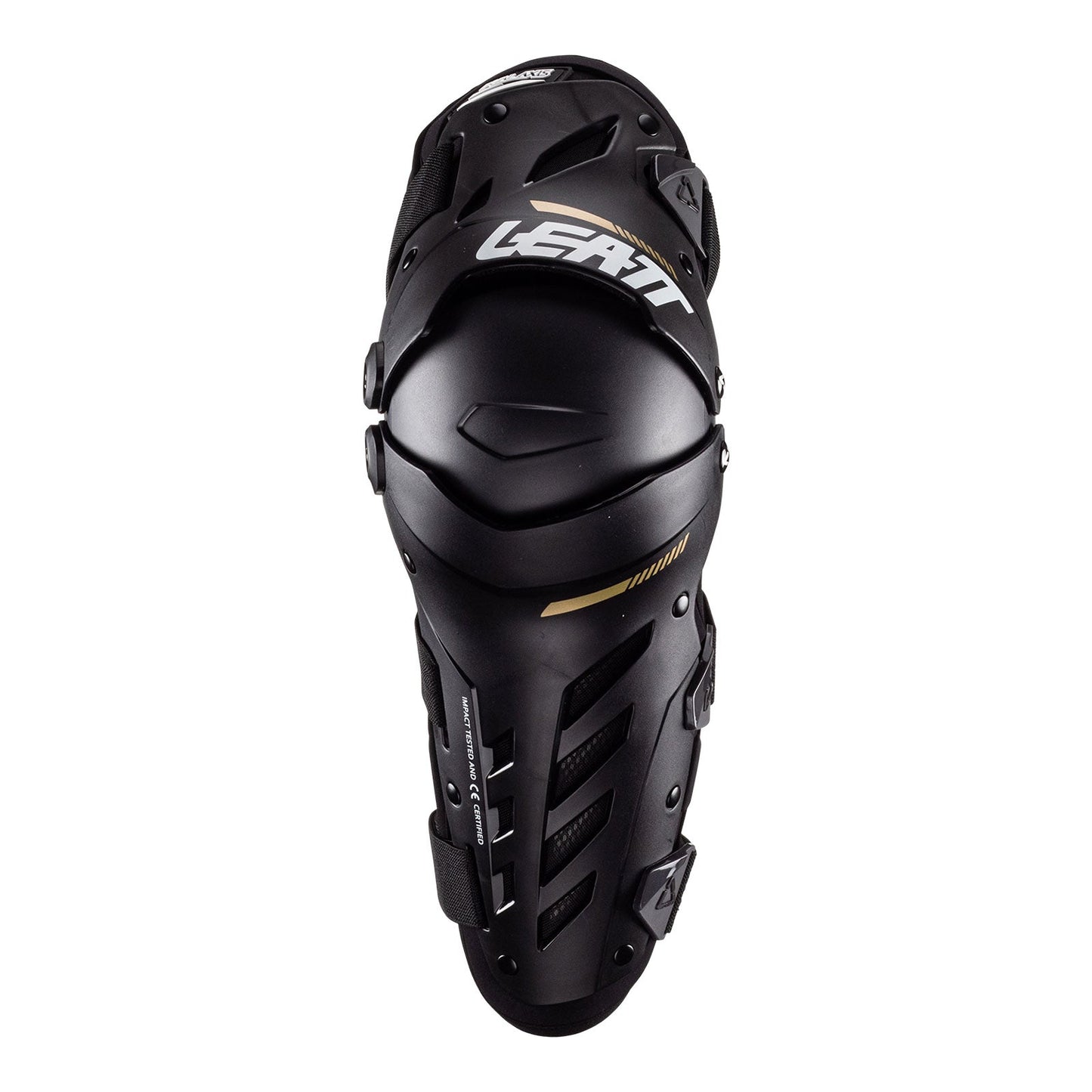 LEATT 2022 DUAL AXIS KNEE & SHIN GUARD - BLACK