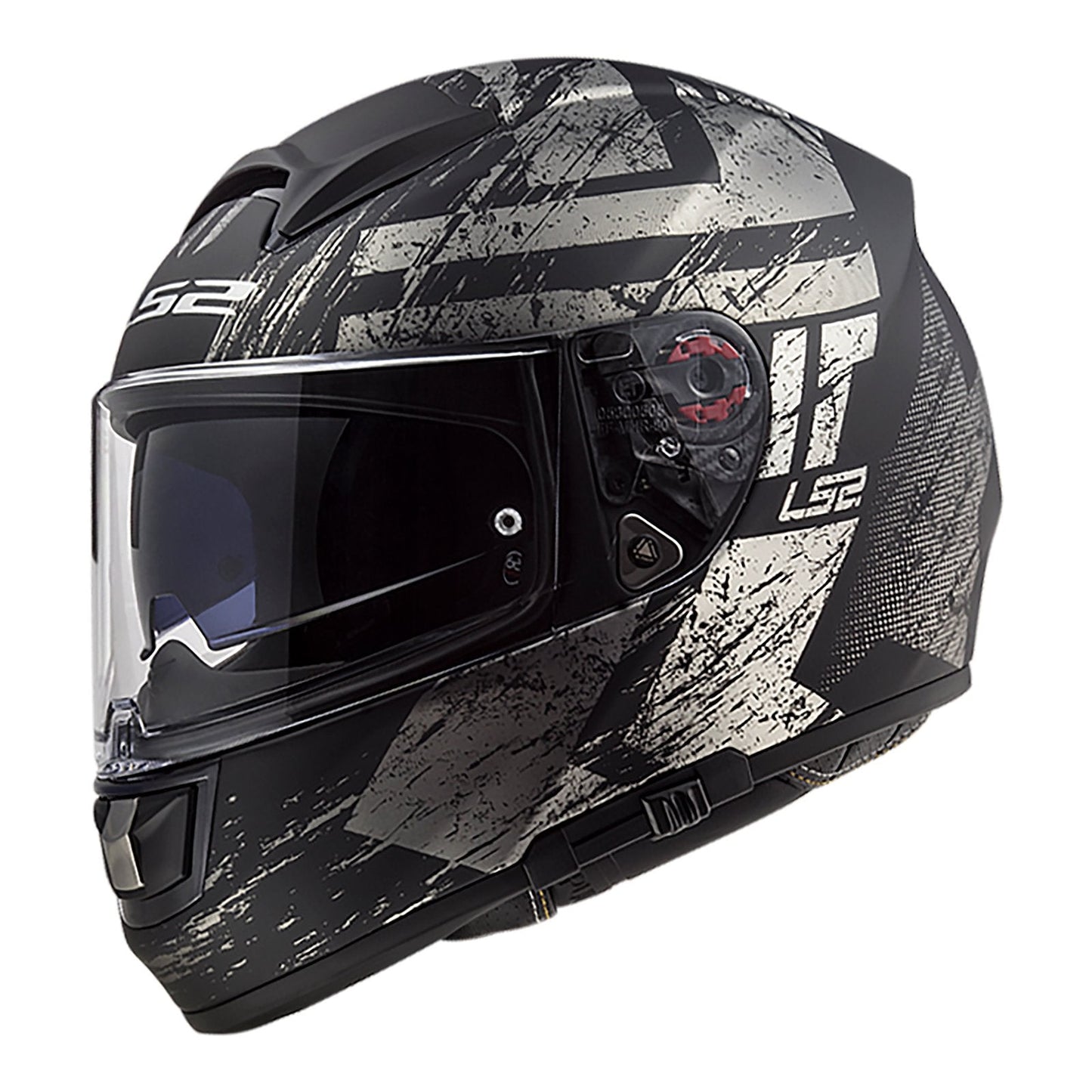 LS2 FF397 VECTOR EVO HELMET - HUNTER MATTE BLACK / TITANIUM