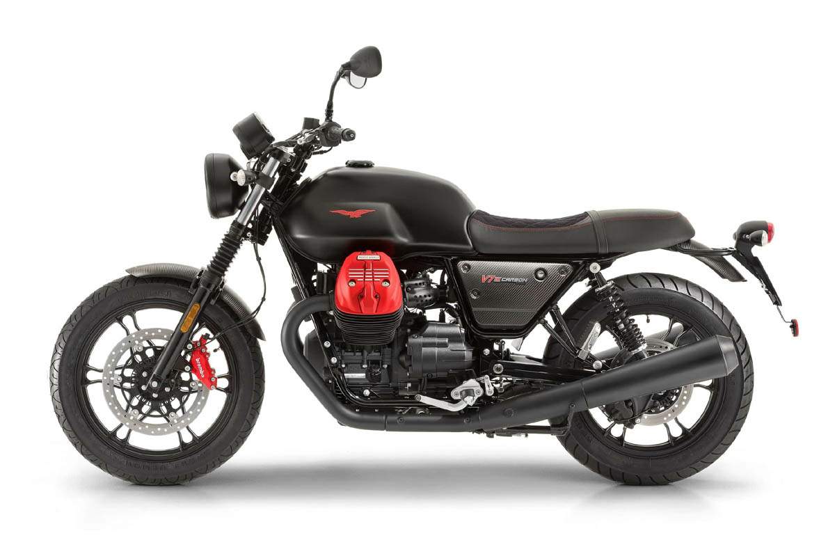 Ventura Luggage for Moto Guzzi 750 V7 III Carbon Dark