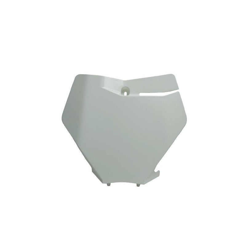 NUMBER PLATE RTECH WHITE KTM SX SX-F XC XC-F