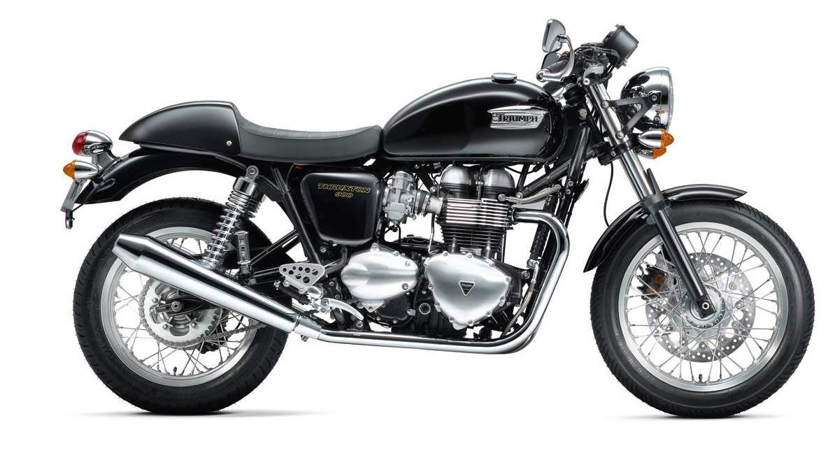 Ventura Luggage for Triumph Thruxton 900 (Black Finish) (04-16)