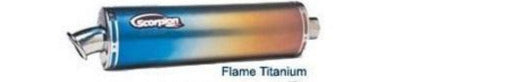 Scorpion Muffler Titanium Flame Oval Muffler CBR600RR '03/04 RRP$899