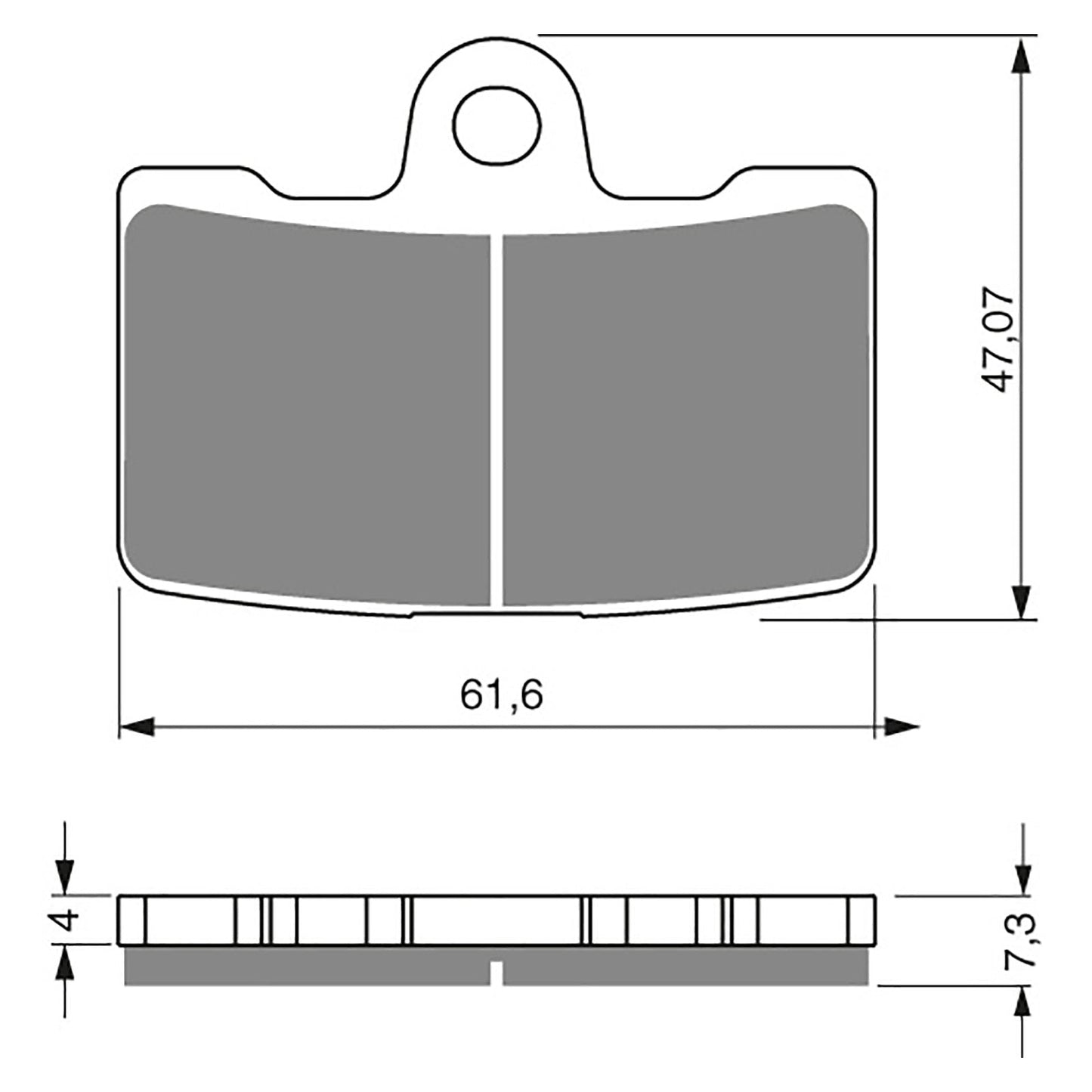 BRAKE PADS GOLDFREN SINTERED SPORTS GF269 - S3 ( PH395 )