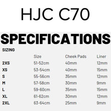 C70 Sizing
