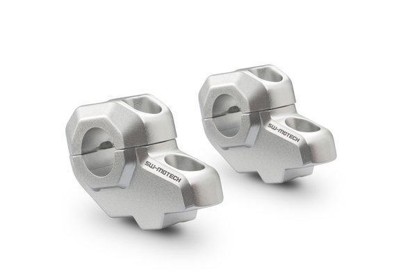 Handlebar Barback Riser Silver