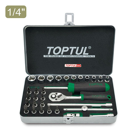 31PCS 1/4" DR. SOCKET SET (METRIC)