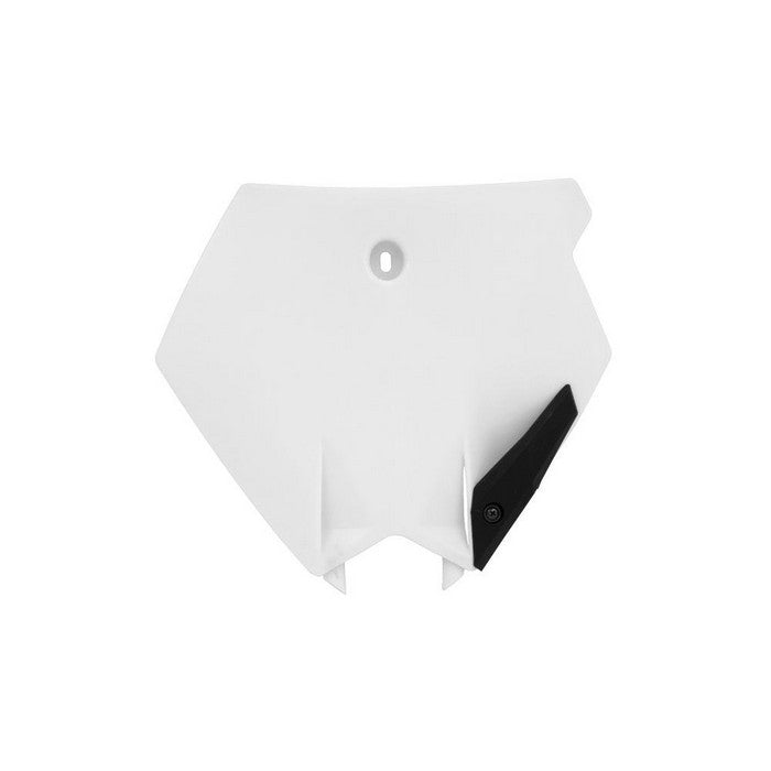 NUMBER PLATE RTECH WHITE KTM 85 SX 03-12