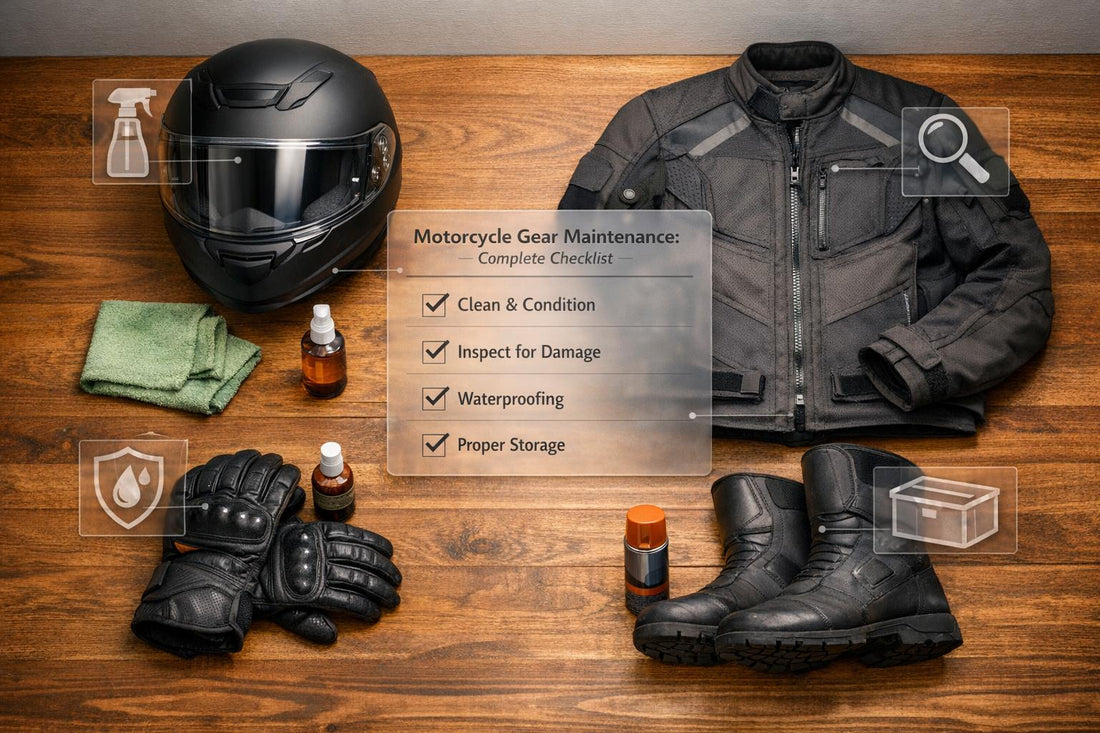 Motorcycle Gear Maintenance: Complete Checklist