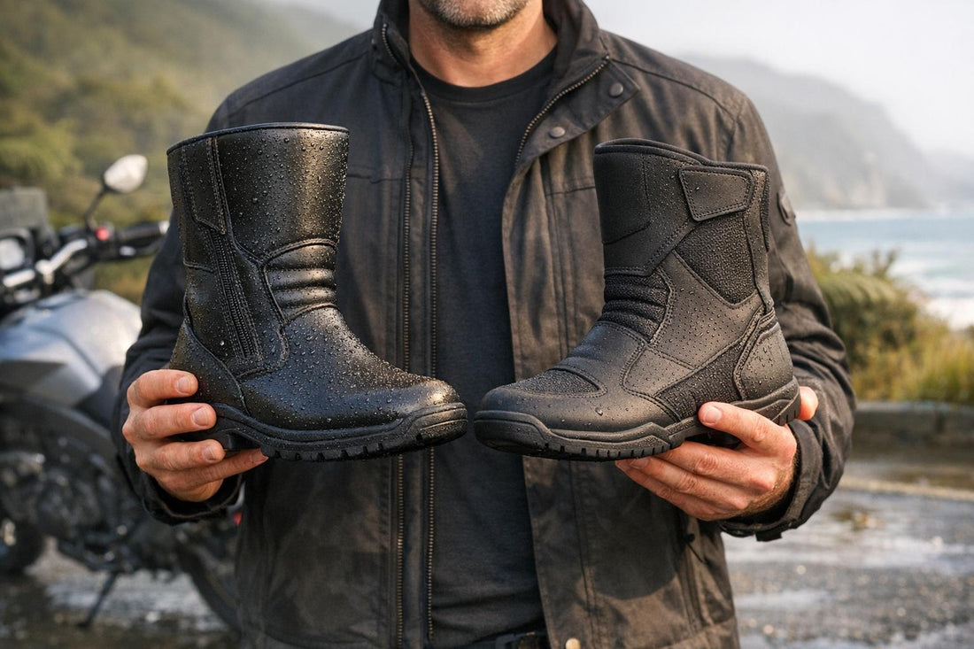 Waterproof vs. Weather-Resistant Motorcycle Boots