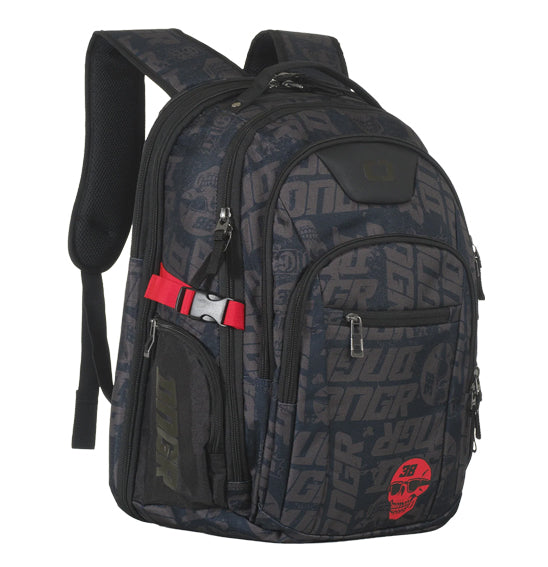 Ogio Urban DNGR Backpack - Flat Blk/Red