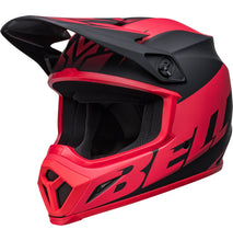 Bell MX-9 MIPS Disrupt Matte Black/Red