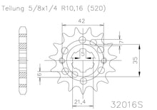 SPROCKET FRONT MOTO MASTER STEEL 13T KAWASAKI YAMAHA