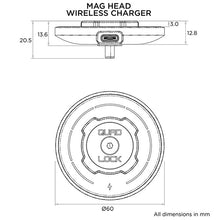 Quad Lock Car/Desk - MAG Wireless Charging Head