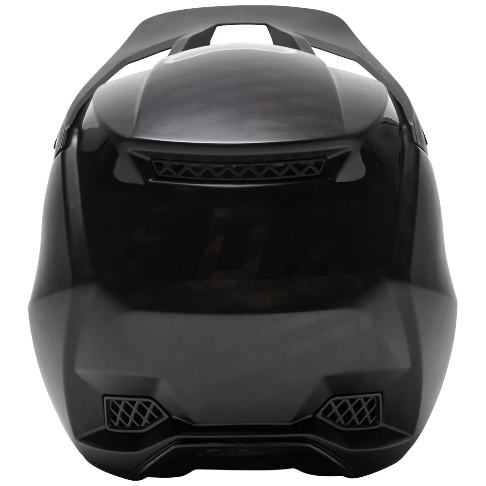 FOX V3 RS BLACK CARBON HELMET ECE [CARBON/BLACK]