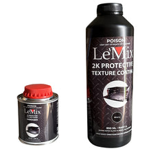 LE MIX 2K TEXTURE COATING KIT BLACK 1L