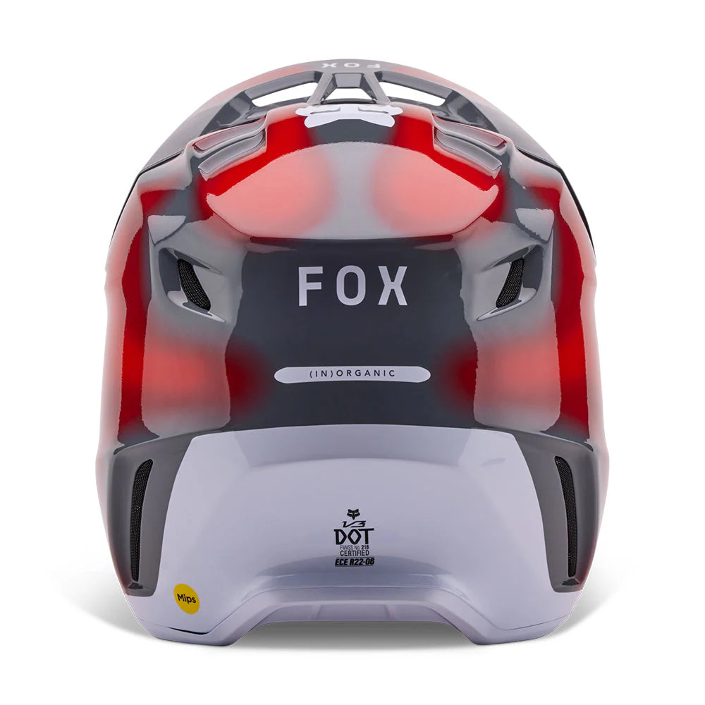 FOX V3 VOLATILE HELMET MIPS CE [GREY/RED]
