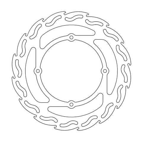BRAKE DISC FRONT MOTO MASTER FLAME 240MM HONDA