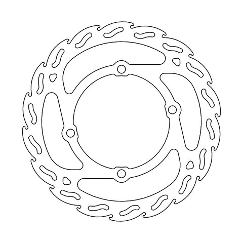 BRAKE DISC FRONT REAR MOTO MASTER FLAME 160MM GAS GAS HUSQVARNA KTM