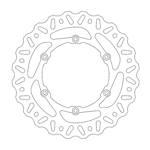 BRAKE DISC REAR MOTO MASTER NITRO 240MM SUZUKI RM125 06-10 RM250 06-10