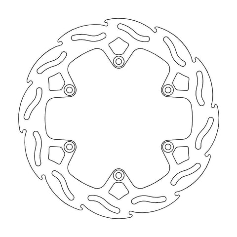 BRAKE DISC REAR MOTO MASTER FLAME 220MM HEAVY BRAKE DRAGGERS 220MM HUSQVARNA HUSABERG GASGAS KTM