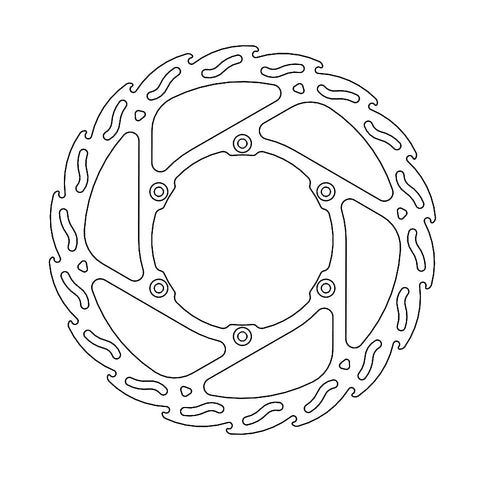 BRAKE DISC FRONT MOTO MASTER FLAME 270MM YAMAHA WR YZ