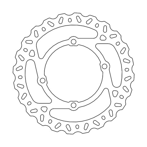 BRAKE DISC REAR & FRONT MOTO MASTER FLAME GAS GAS HUSQVARNA KTM 160MM