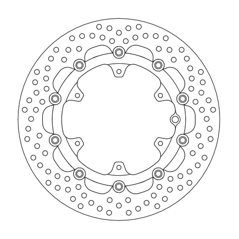 BRAKE DISC FRONT MOTO MASTER HALO FLOATING KTM HUSQVARNA 300MM
