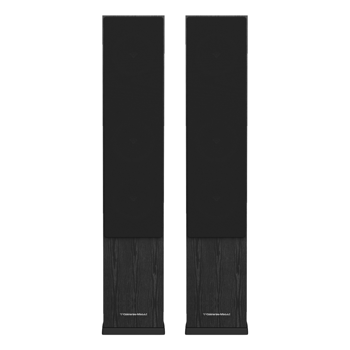 CERWIN VEGA LA SERIES HOME AUDIO 6.5" 3-WAY TOWER FLOOR SPEAKER BLACK 300W MAX PAIR