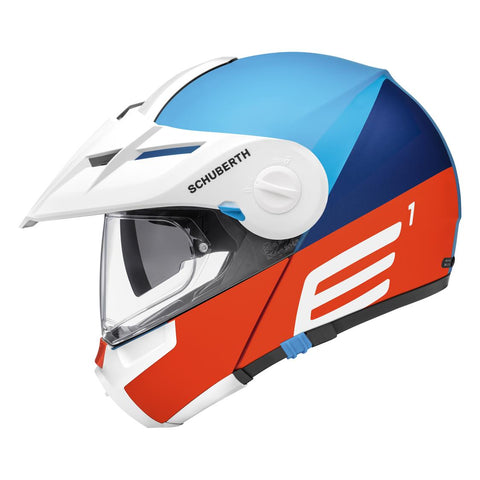 SCHUBERTH E1 Adventure Helmet - Cut Blue Medium