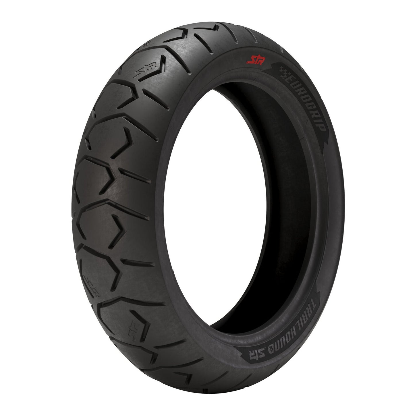 Eurogrip Trailhound STR 130/80-17 Rear Tubeless Radial Tyre (65H Rating)