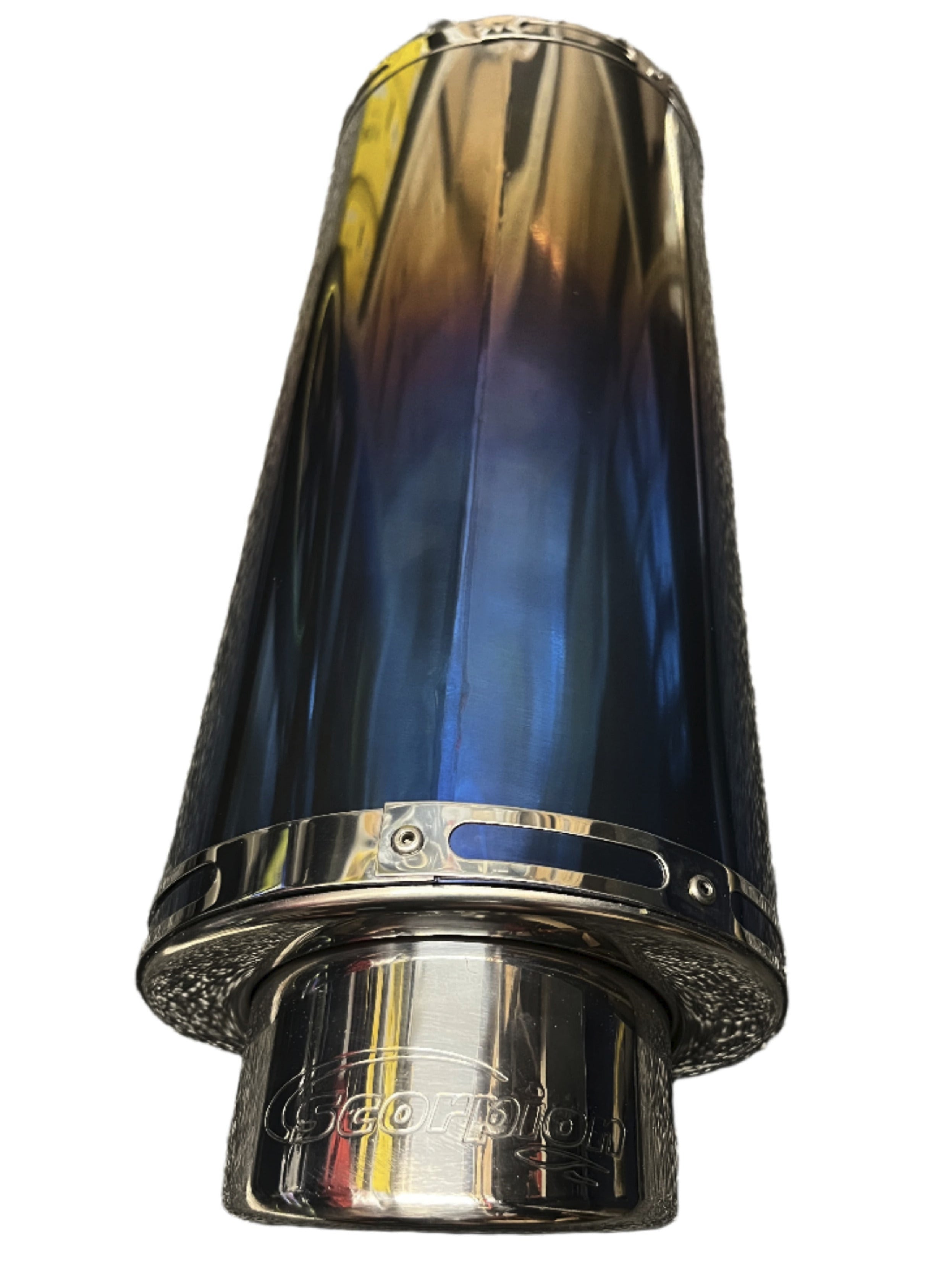 Scorpion Muffler Titanium Flame Oval Muffler CBR600RR '03/04 RRP$899