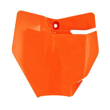 NUMBER PLATE RTECH ORANGE KTM 50 SX 16-ON SX-E 20-ON