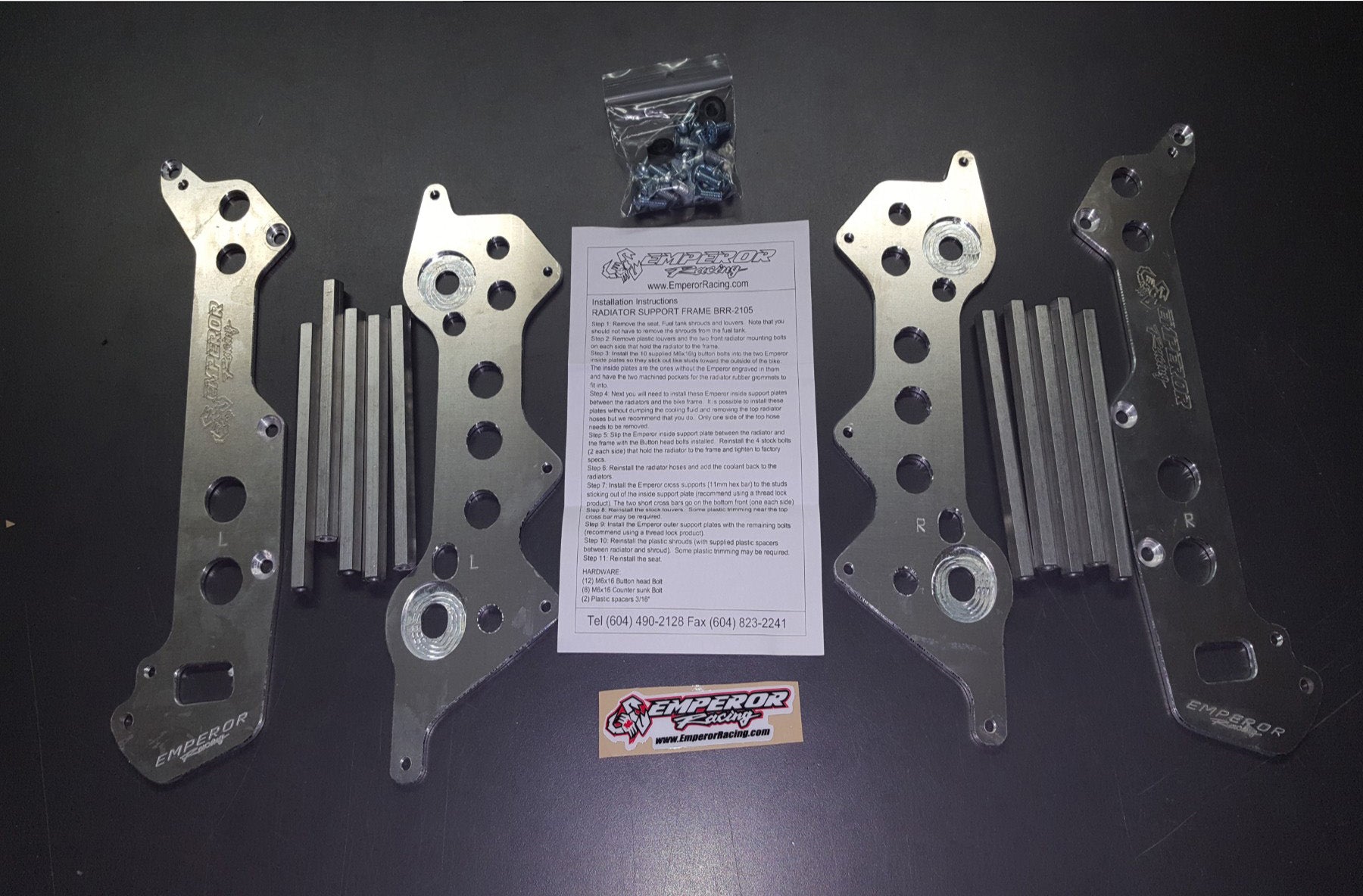 Scorpion Racing Radiator Frame Beta 250/300RR 01-18