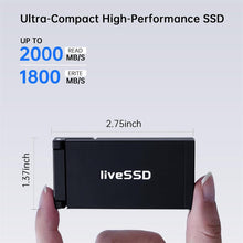 RENICE X5G LIVESSD USB 3.2 PORTABLE SSD R2000MB/S W1800MB/S 1TB