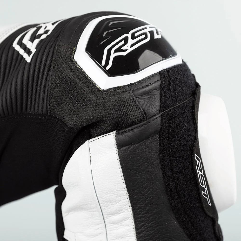 RST PRO SERIES EVO AIRBAG CE 1-PC SUIT [WHITE/BLACK]