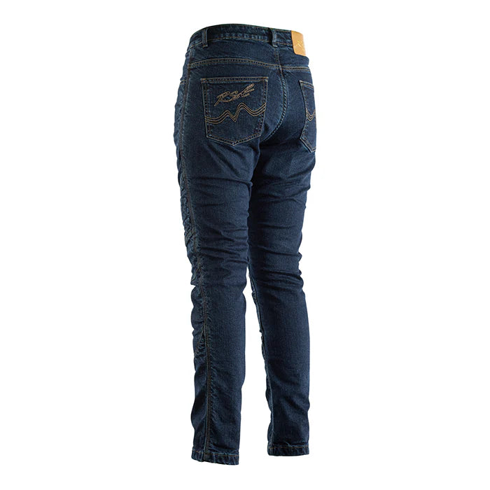 RST STRAIGHT LEG LADIES ARAMID SHORT LEG JEAN [DARK BLUE]