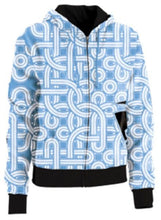 Hoody zip Thor Harper Blue Large